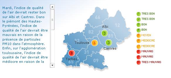 Hautes Pyrénées polluition 25 novembre 2014