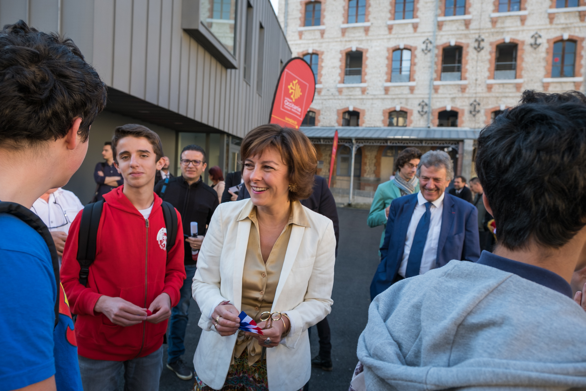 Carole Delga inaugurations Tarbes