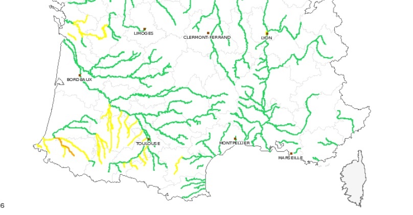 Hauts Pyrénées Tarbes risque crues inondations mardi 20 février 2018