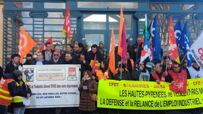Importante mobilisation à Tarbes pour Vallourec et l'emploi industriel Importante mobilisation à Tarbes pour Vallourec et l'emploi industriel