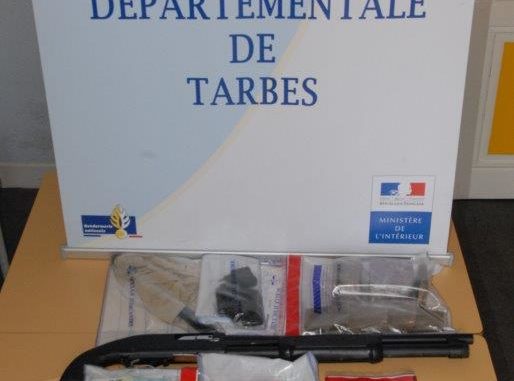 Armes, drogue, 6 personnes arrêtées à Tarbes
