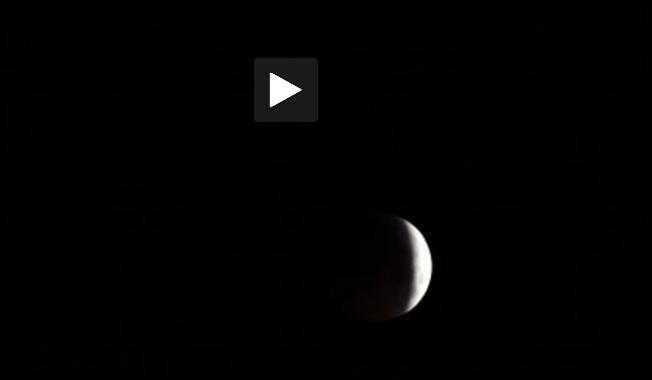 Eclipse lunaire la vidéo majestueuse Eclipse lunaire : la vidéo majestueuse