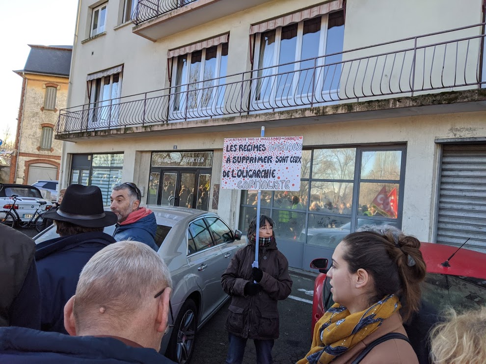 Manif retraite Tarbes